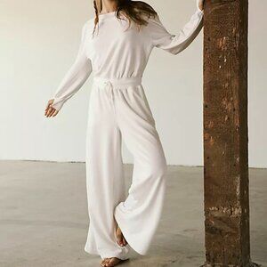 Free People One to Beat Onsie Jump Suit Ivory NWT